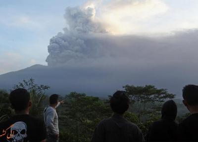فعال شدن آتشفشان آگونگ بر صنعت تورسیم اندونزی تاثیر می گذارد