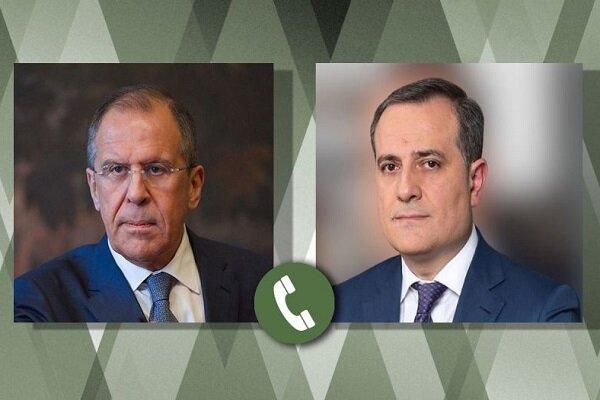 وزرای خارجه روسیه و جمهوری آذربایجان درباره قره باغ رایزنی کردند