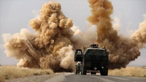 وقوع انفجار در راستا کاروان ائتلاف بین المللی در استان الانبار عراق