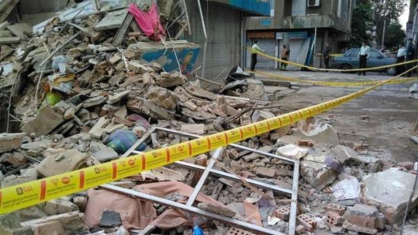 مرگ مرد میانسال بر اثر ریزش ساختمان متروکه در کرمانشاه