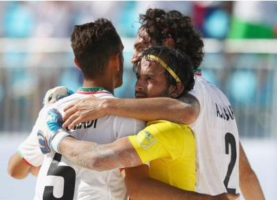 جام بین قاره ای فوتبال ساحلی، همگروهی ایران با تاهیتی، آمریکا و روسیه