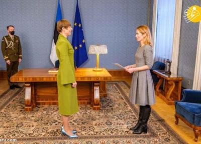 (عکس) اولین نخست وزیر زن تاریخ استونی