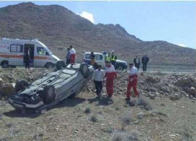 واژگونی مرگبار پژو پارس در باشت