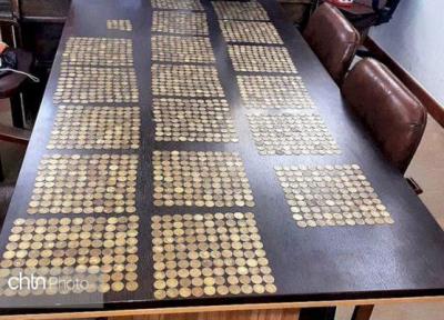 کشف و ضبط 1818 سکه در شهرستان کاشان