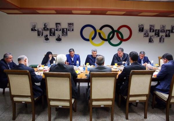 برگزاری نشست هیئت اجرایی کمیته ملی المپیک با حضور دو رئیس فدراسیون