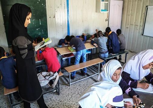 یک روز همراه با دانش آموزان مدارس کانکسی خراسان شمالی به روایت تصویر