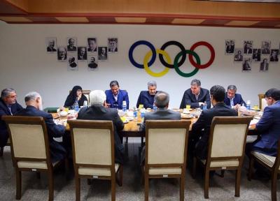 برگزاری نشست هیئت اجرایی کمیته ملی المپیک با حضور دو رئیس فدراسیون